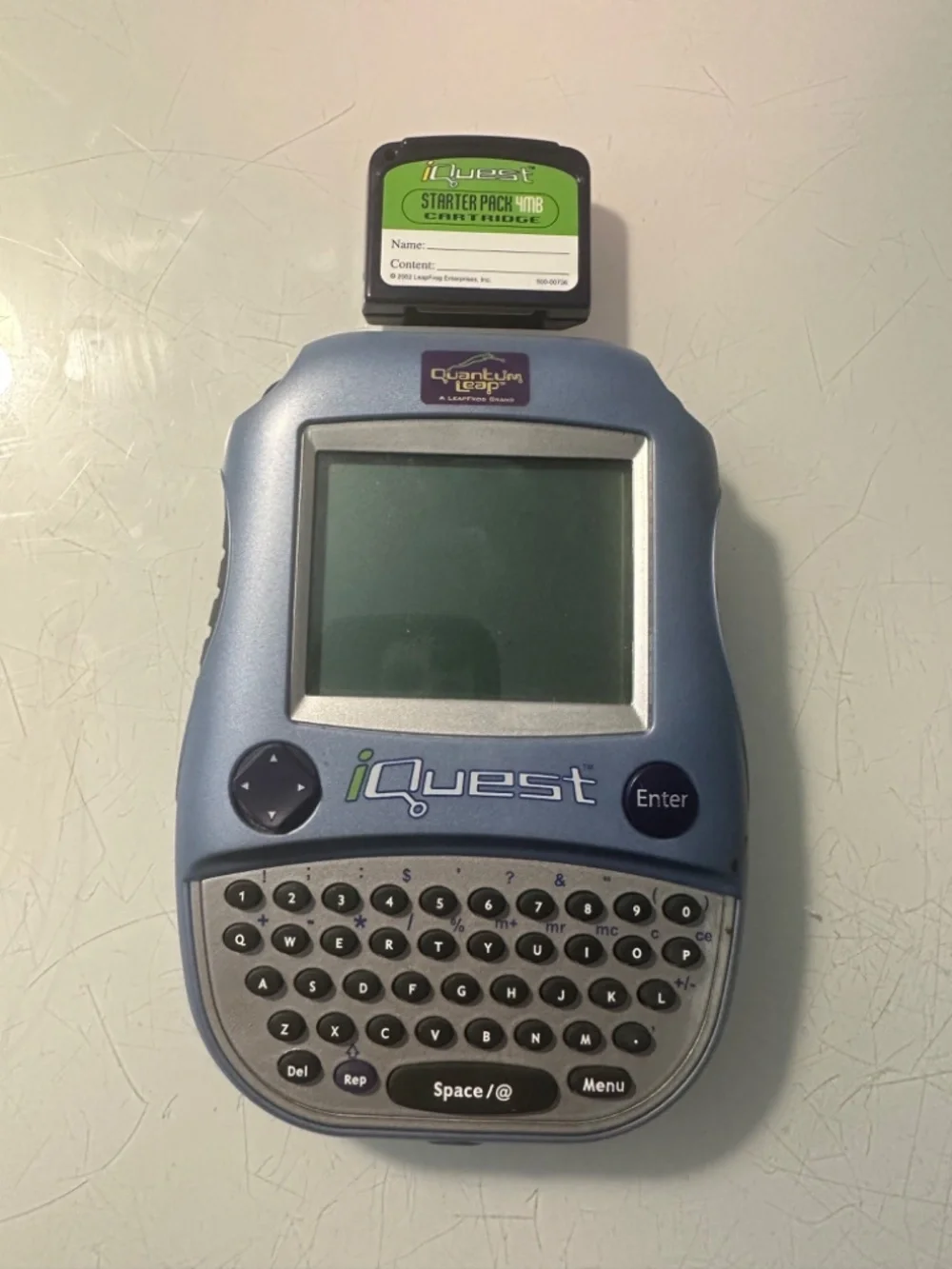 QUANTUM LEAP iQUEST HANDHELD CONSOLE LEAPFROG INTERACTIVE TALKING STEM GAME TOY